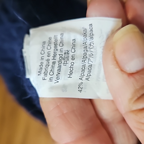 J.Crew Point Sur Alpaca Fuzzy Crew Jacket Sweater, sz S - Picture 6 of 6